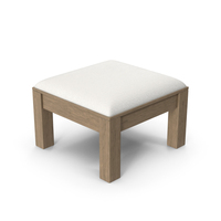 Dark Wooden Dining Stool PNG & PSD Images