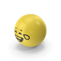 Yellow Laughing Face With Tears Emoji PNG & PSD Images