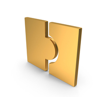 Gold Puzzle Icon PNG & PSD Images