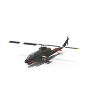 AH-1G Cobra Attack Helicopter PNG & PSD Images