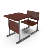 School Desk With Seat PNG & PSD Images