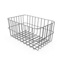 Black Steel Basket PNG & PSD Images