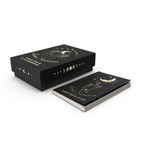 Box Of Tarot Cards With Guidebook PNG & PSD Images