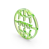 Green Glass Globe With WWW Letters Symbol PNG & PSD Images