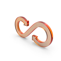 Infinity Shape Glass PNG & PSD Images
