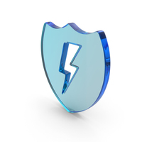 Power Shield Shape Glass PNG & PSD Images