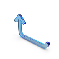 Curve Left To Up Icon Shape PNG & PSD Images