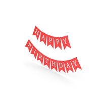 Happy Birthday Banner PNG & PSD Images