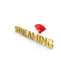 Streaming Network Wifi Toon Gold PNG & PSD Images
