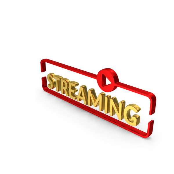 Red Gold Streaming Toon Symbol PNG Images PSDs for Download PixelSquid S119571091