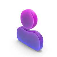 Blue & Pink User Icon PNG & PSD Images