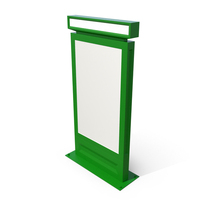 Blank Billboard Green Frame PNG & PSD Images
