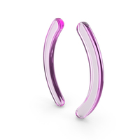 Pink Glass Brackets Icon PNG & PSD Images