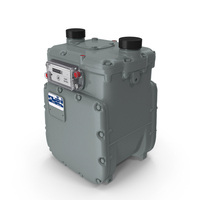 Diaphragm Gas Meter Elster PNG & PSD Images