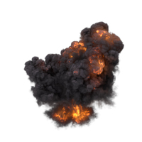 Ground Explosion with Smoke PNG & PSD Images