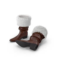 Leather Boots With Fur PNG & PSD Images