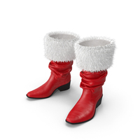Leather Boots With Fur PNG & PSD Images