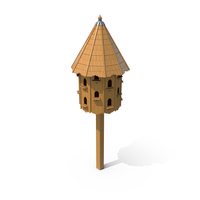 Large Wooden Dovecote For Twenty Nests PNG & PSD Images