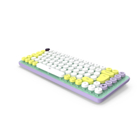 Logitech Pop Key Keyboard Mint Green PNG & PSD Images