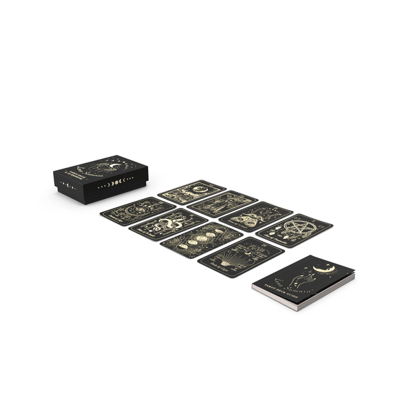 Luna Somnia Tarot Cards PNG & PSD Images