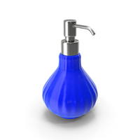Blue Soap Dispenser PNG & PSD Images