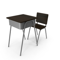 School Desk With Bench PNG & PSD Images