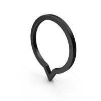 Speech Bubble Black PNG & PSD Images