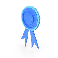 Blue Badge Award Symbol PNG & PSD Images