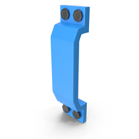 Blue Cartoon Door Handle PNG & PSD Images