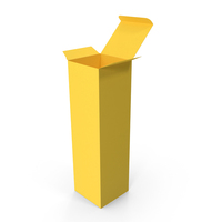 Open Packaging Box Yellow PNG & PSD Images
