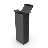 Open Packaging Box Black PNG & PSD Images