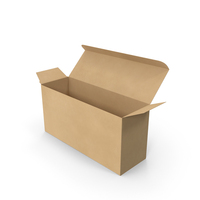 Brown Open Packaging Box PNG & PSD Images