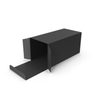 Black Open Packaging Box PNG & PSD Images