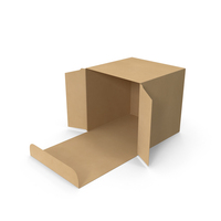 Brown Open Packaging Box PNG & PSD Images