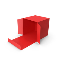 Red Open Packaging Box PNG & PSD Images
