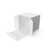 White Open Packaging Box PNG & PSD Images