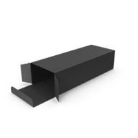 Black Open Packaging Box PNG & PSD Images