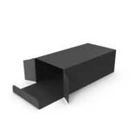Black Open Packaging Box PNG & PSD Images