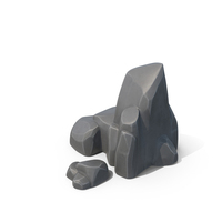 Stylised Rock Grey PNG & PSD Images