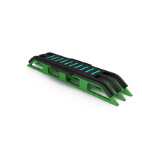SciFi Interior Element Green PNG & PSD Images