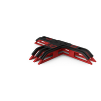 SciFi Interior Element Red PNG & PSD Images