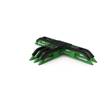 SciFi Interior Element Green PNG & PSD Images