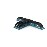 SciFi Interior Element Blue PNG & PSD Images
