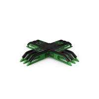 SciFi Interior Element Green PNG & PSD Images
