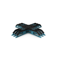 SciFi Interior Element Blue PNG & PSD Images