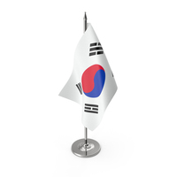 Desk Flag Korean PNG & PSD Images