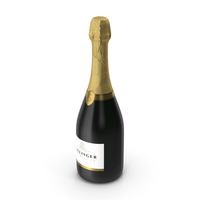 Closed Champagne Bottle PNG & PSD Images