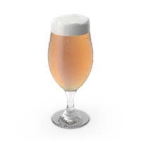 Beer Glass With Droplets PNG & PSD Images