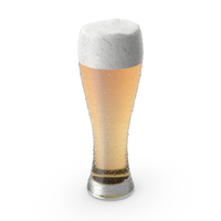 Beer Glass With Droplets PNG & PSD Images