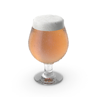 Beer Glass With Droplets PNG & PSD Images